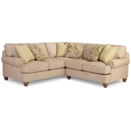 Customizable 2 Pc Sectional Sofa w/ RAF Love