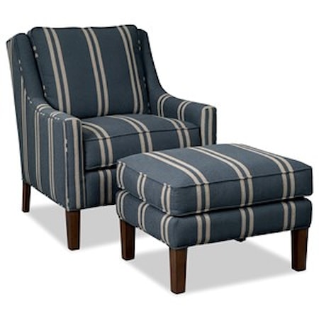 Chair and Ottoman Set