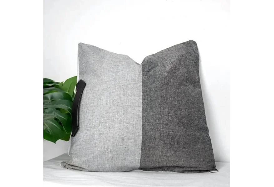 Accent Pillows 18" Black Handle Pillow by PD Home & Garden at Coconis Furniture & Mattress 1st