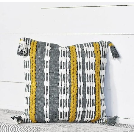 Color Stripe Pattern Pillow