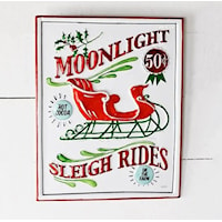 16" Washed Moonlight Sign