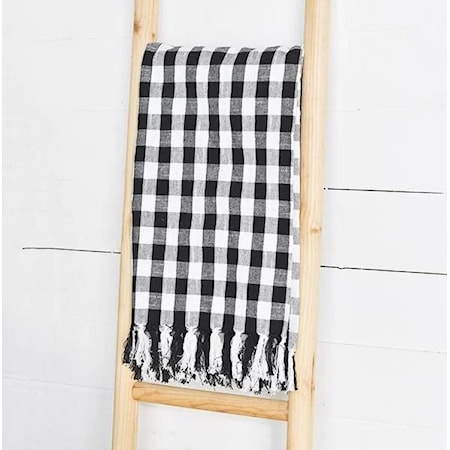 Black/White Checker Throw