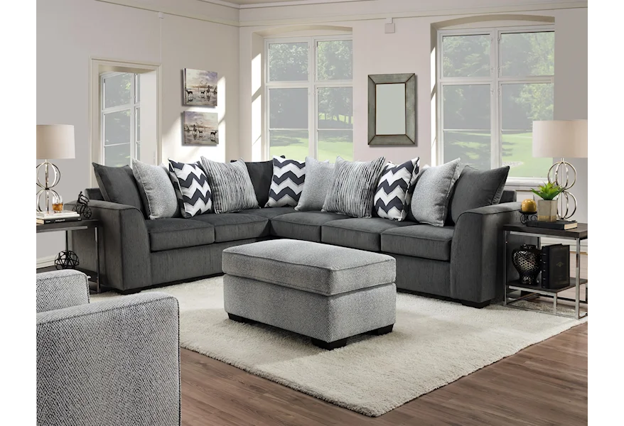 2600 2 Piece Sectional by Peak Living at Darvin Furniture