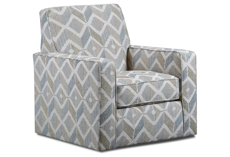 3100 SWIVEL ACCENT CHAIR by Peak Living at Darvin Furniture