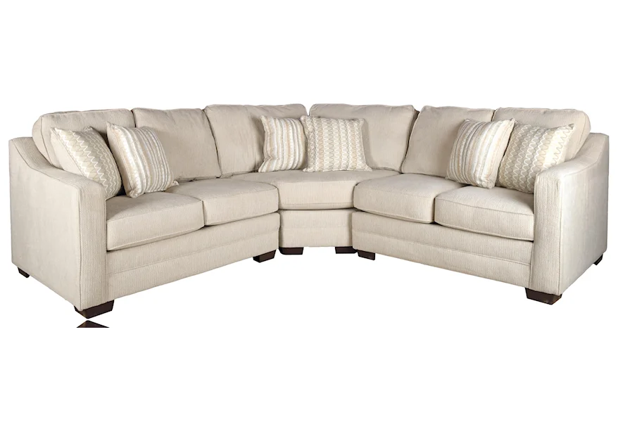 430 3 Piece Transitional Sectional Sofa by Harmony Creek at Bennett's Furniture and Mattresses