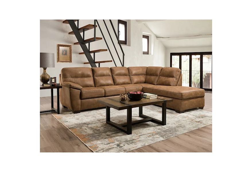 6000 2-Piece Sectional by Peak Living at Prime Brothers Furniture