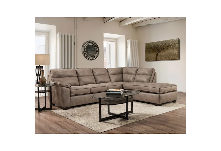 6000 2-Piece Sectional by Peak Living at Prime Brothers Furniture