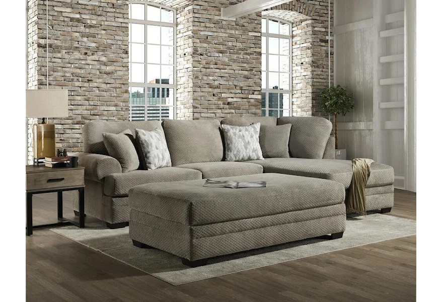 7010 Two pieces Chaise Sectional by Peak Living at Furniture Fair - North Carolina