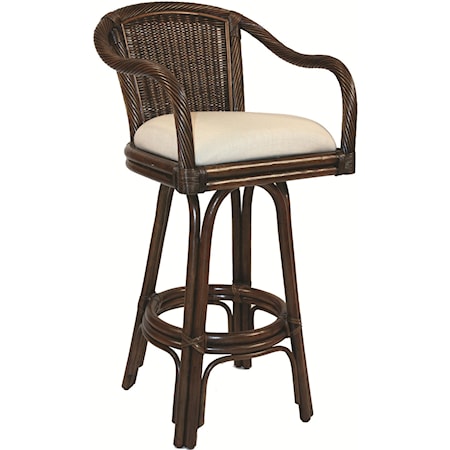 24" Counter Stool with Uphostered Seat
