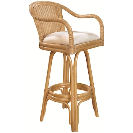 24" Counter Stool with Uphostered Seat