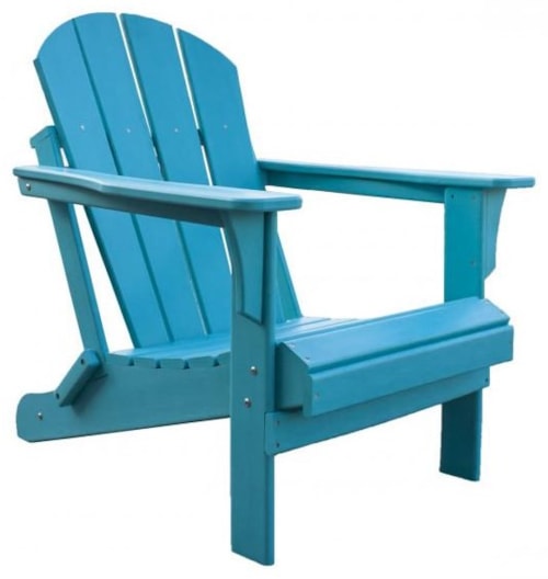 Poly Resin Teal Adirondack Chair