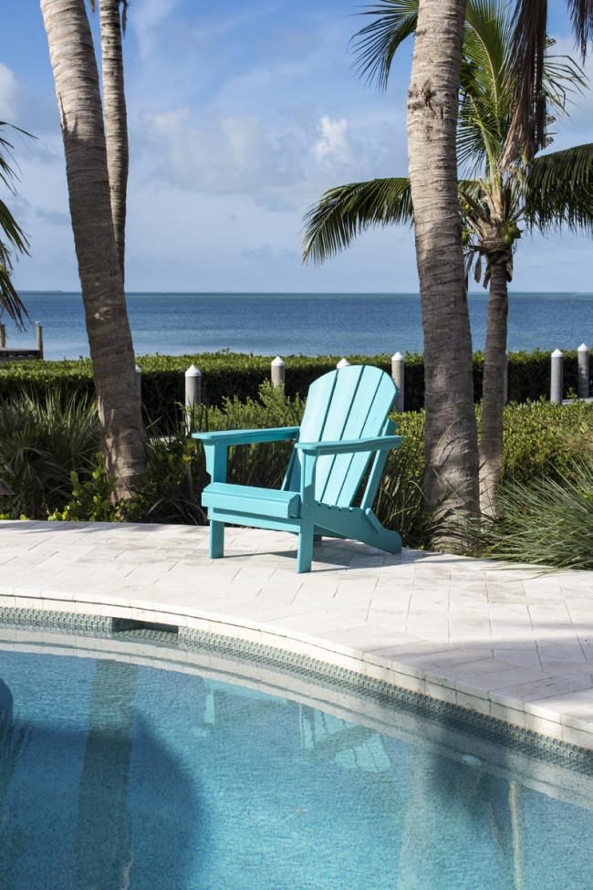 Pelican Reef Panama Jack Adirondack Teal Adirondack Chair