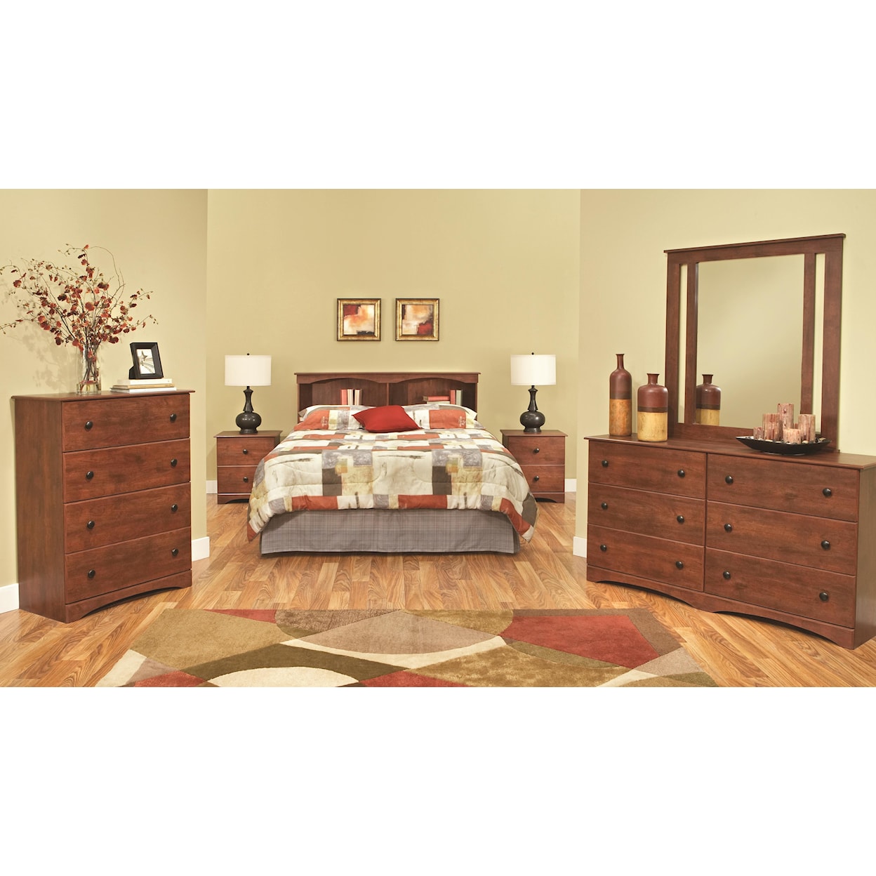 Perdue 11000 Series Twin Bookcase Headboard