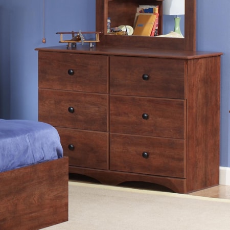 45" 6-Drawer Dresser