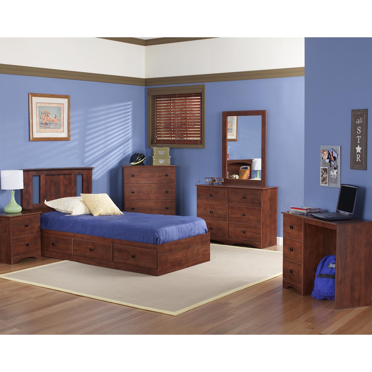 Perdue 11000 Series Twin Panel Mates Bed