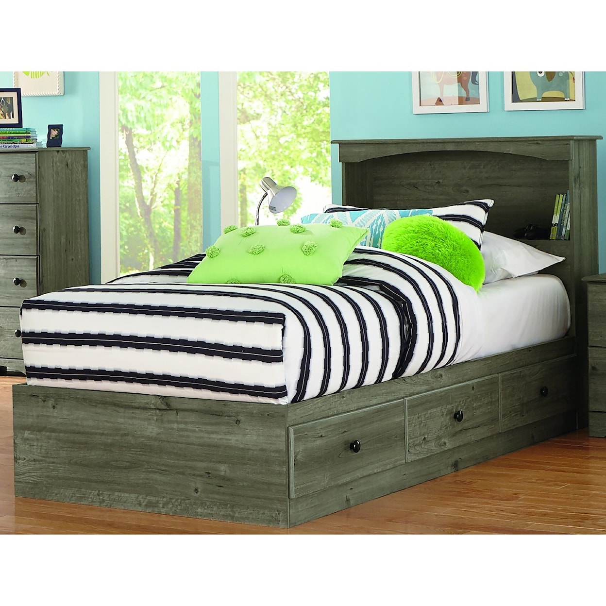 Perdue 13000 Series Twin Bookcase Bed