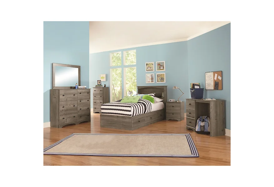 13000 Series Twin Bedroom Group by Perdue at Rune's Furniture
