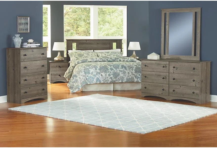 13000 Series 4 Piece Full Bedroom Group by Perdue at Sam's Furniture Outlet