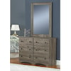 Perdue 13000 Series 5 Piece Full Storage and Bookcase Headboard