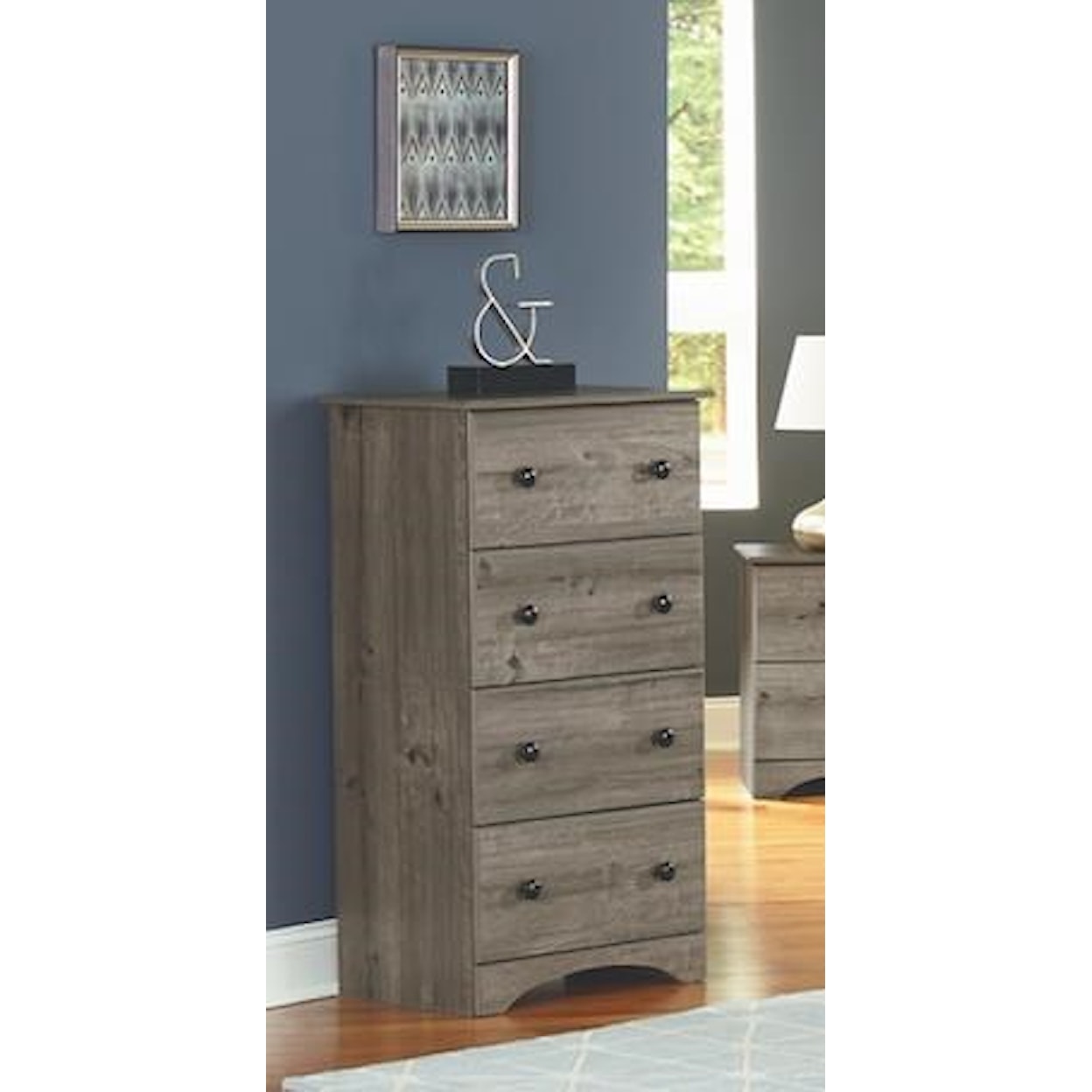 Perdue 13000 Series 4 Piece Twin Storage and Bookcase Headboard