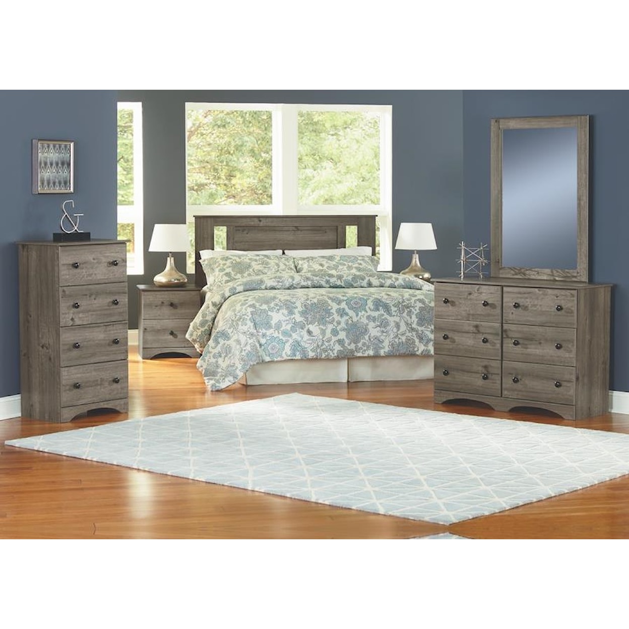 Perdue 13000 Series Queen Panel Headboard