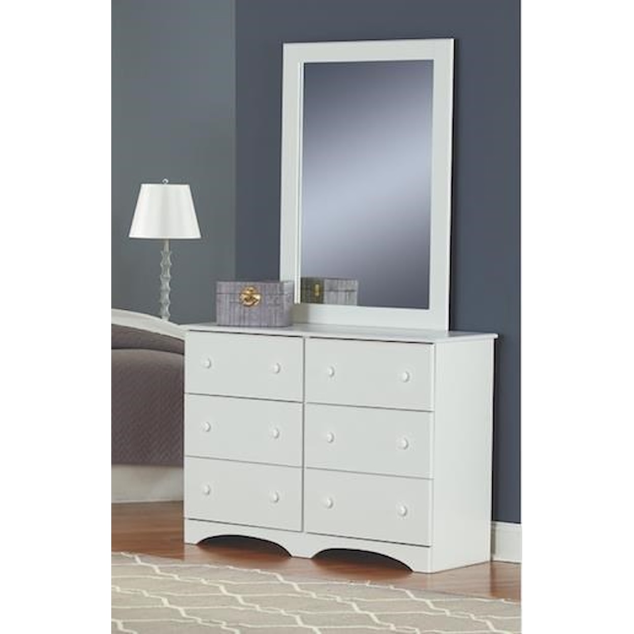 Perdue 14000 Series Dresser and Mirror Set