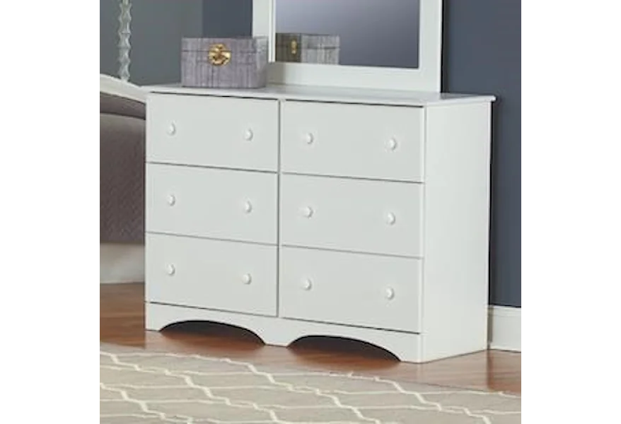 14000 Series 6 Drawer Dresser by Perdue at Sam's Furniture Outlet