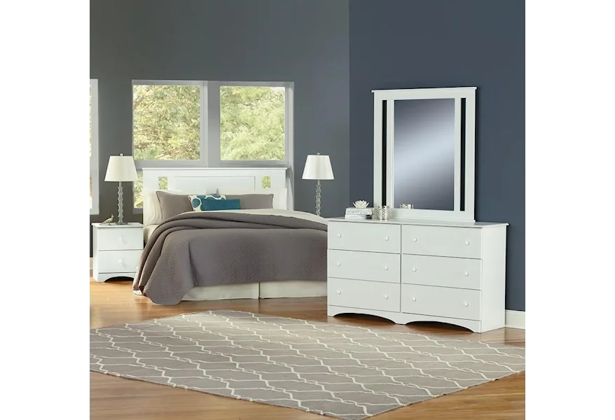 14000 Series 4 Piece Twin Bookcase Bedroom Set by Perdue at Sam's Furniture Outlet