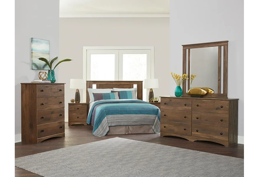 15000 Series 3 Piece Full Bedroom Set by Perdue at Sam's Furniture Outlet