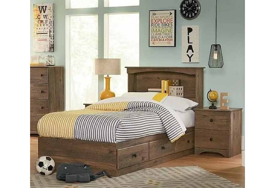 15000 Series 4 Piece Twin Bedroom Set by Perdue at Sam's Furniture Outlet