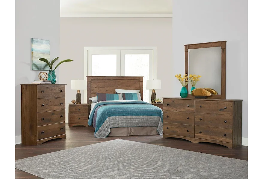 15000 Series 4 Piece Queen Bedroom Set by Perdue at Sam's Furniture Outlet