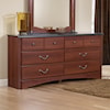 Perdue 30000 Series 6-Drawer Dresser