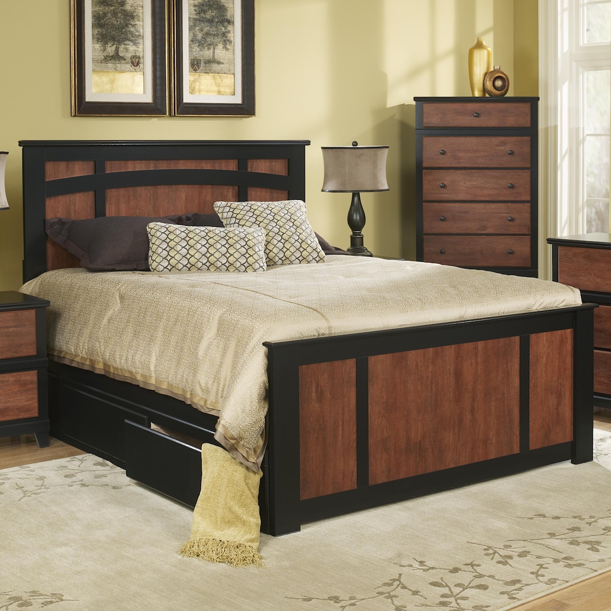 Perdue 49000 Series Queen Storage Bed