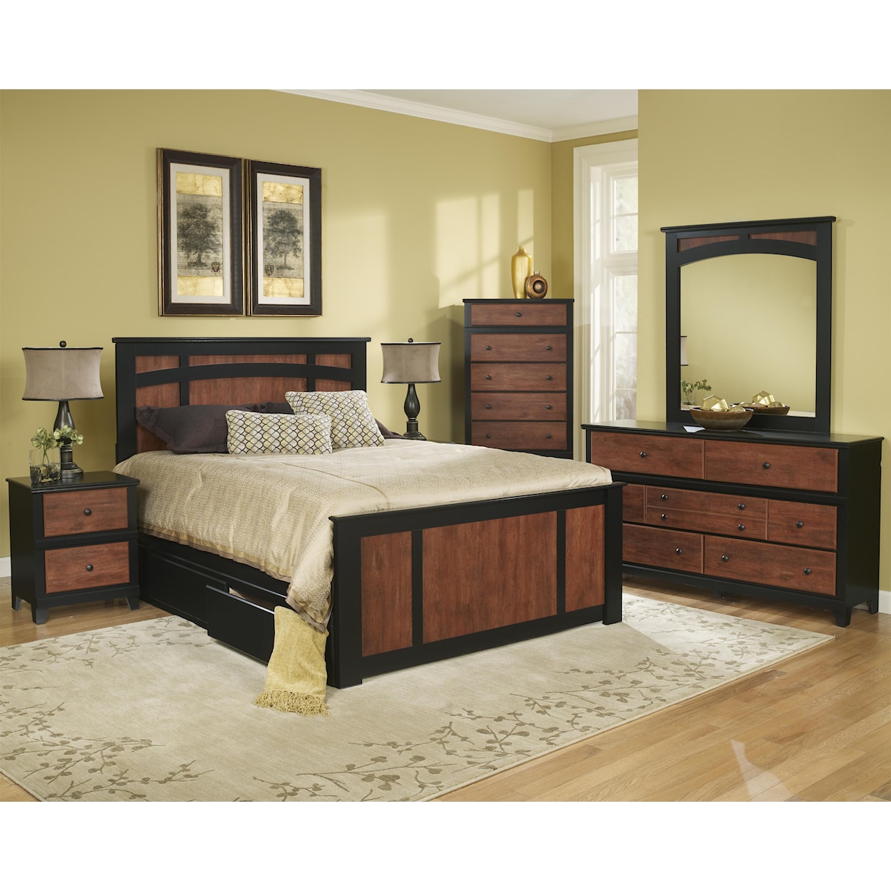 Perdue 49000 Series Queen Storage Bed