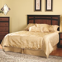 Queen/Full Black & Cinnamon Headboard