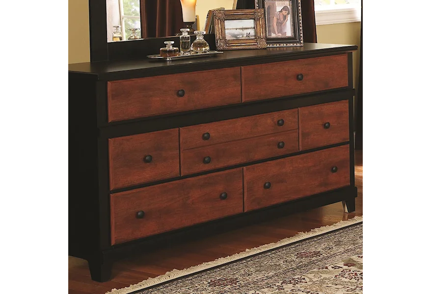 49000 Series 7-Drawer Dresser  by Perdue at Rune's Furniture