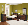 Perdue 49000 Series Twin Mates Bed with Panel Headboard