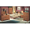 Perdue 54000 Series 6-Drawer Dresser & Wing Mirror Set