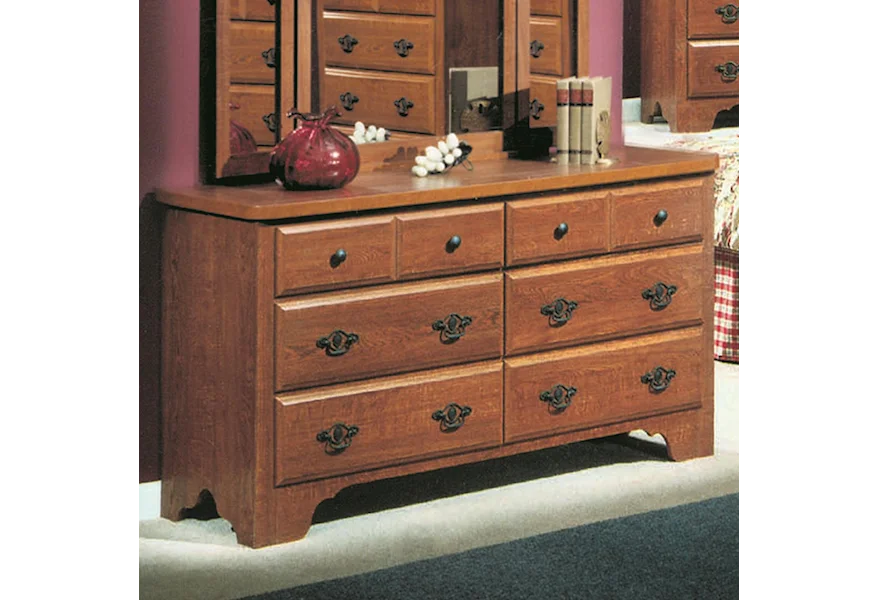 54000 Series 6-Drawer Dresser by Perdue at Rune's Furniture