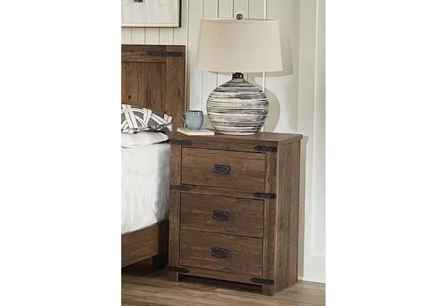 75000 Series 3 Drawer Nightstand by Perdue at Sam's Furniture Outlet