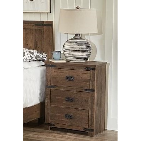 3 Drawer Nightstand