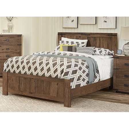 3 Piece King Panel Bed