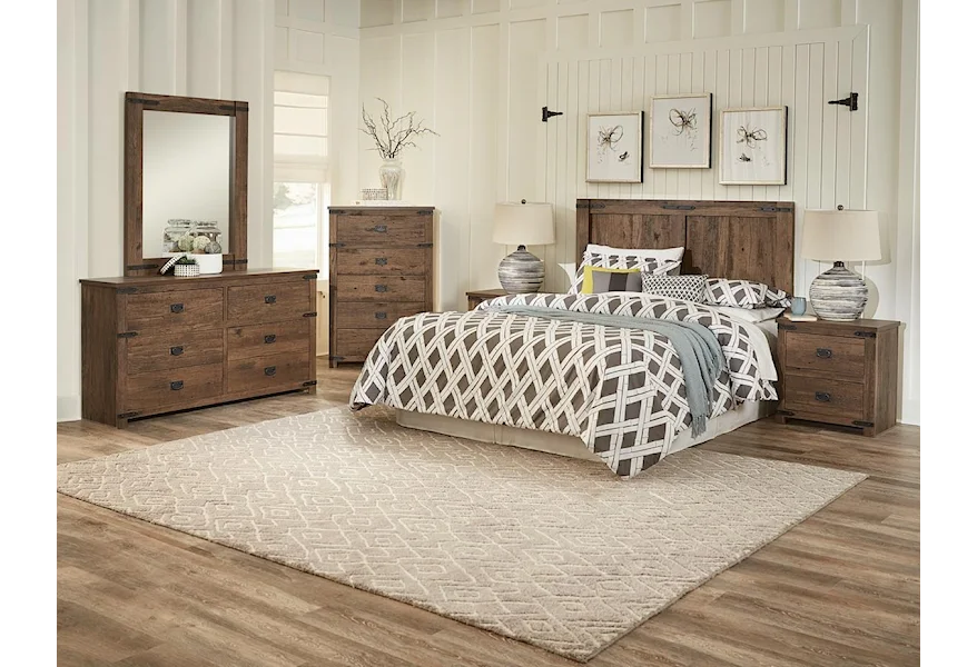 75000 Series 5 Piece Queen/Full Bedroom Set by Perdue at Sam's Furniture Outlet