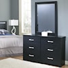 Perdue Crosstown Dresser and Mirror