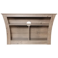 Contemporary Style Entertainment Table with Open Compartments