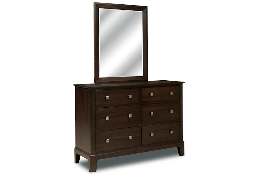 Urbane Dresser and Mirror Set by perfectbalance by Durham Furniture at Stoney Creek Furniture 