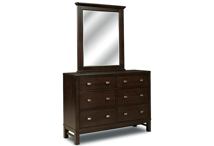 Westend Dresser and Mirror Set by perfectbalance by Durham Furniture at Stoney Creek Furniture 
