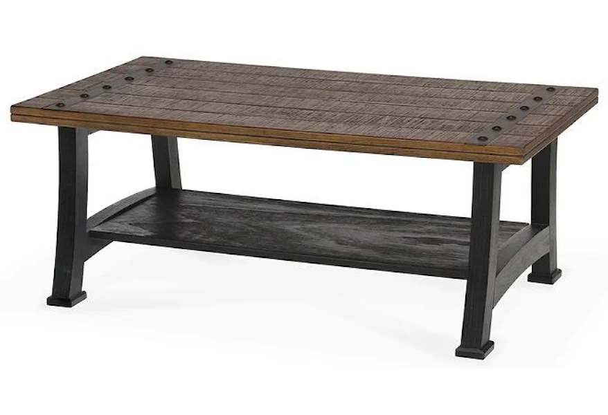 Sawmills Cocktail Table by Peters Revington at Westrich Furniture & Appliances