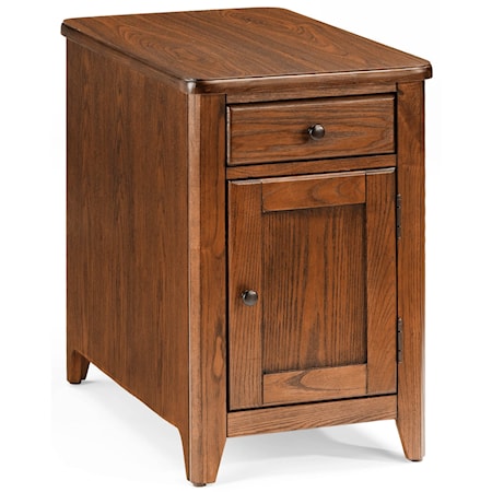 Chairside Cabinet with Magazine Rack