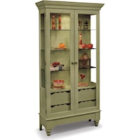 Summerville Display Cabinet with Adjustable Glass Shelves